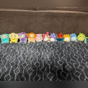 Lot Of 11 Squishmallows Clips, BNWT